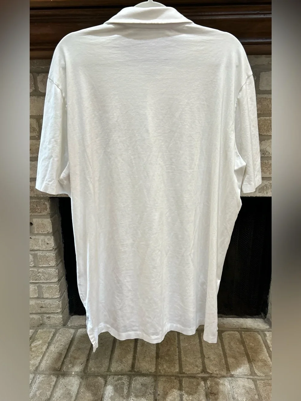 Ralph Lauren Men’s White Polo Shirt with Pony logo EUC